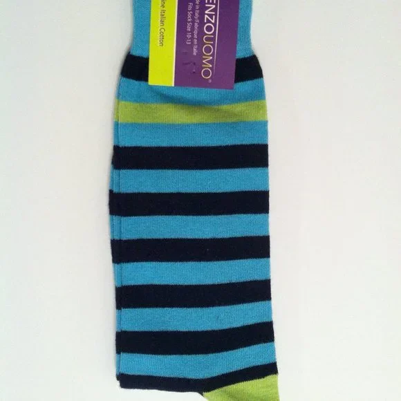 3 LORENZO UOMO MEN'S NEW COTTON BLEND DRESS SOCKSFIT SHOE SIZE: 7-13